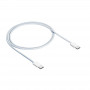 Akyga AK-USB-51 USB-C – USB-C punutud kaabel iPhone 15 jaoks, USB 2.0, 60 W, 1 m, valge