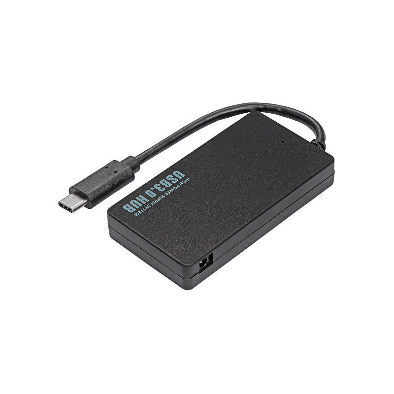 Akyga AK-AD-52 aktiivne USB-C jaotur, USB-C (M) - 4x USB-A (F), USB 3.1, 20 cm