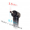Akyga AK-ND-23 sülearvuti toiteadapter 19 V / 2,1 A, 40 W, 2,5 x 0,7 mm, 1,2 m, ASUS sülearvutitele