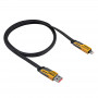 Akyga AK-USB-57 4-in-1 punutud kaabel USB-A/USB-C – USB-C/Lightning, USB 2.0, 65 W, 1 m, hall