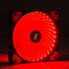 Akyga AW-12E-BR 120 mm korpusventilaator, 33 punast LED-i, Molex, must