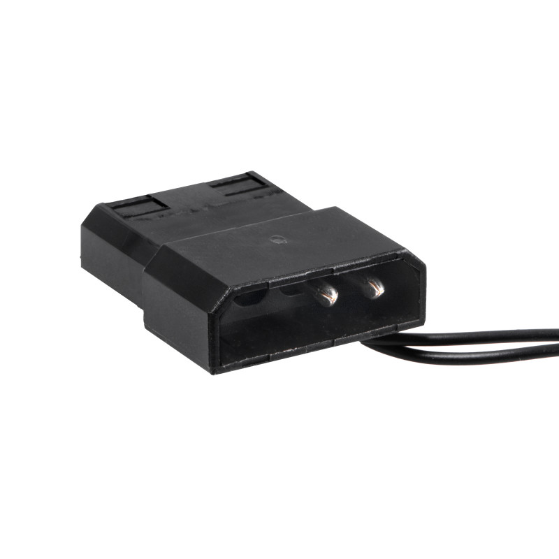 Akyga AW-12E-BR 120 mm korpusventilaator, 33 punast LED-i, Molex, must