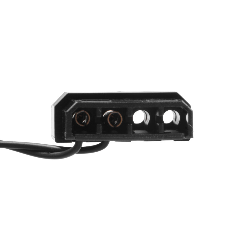Akyga AW-12E-BG 120 mm korpuseventilaator, 33 rohelist LED-i, Molex, must
