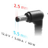 Akyga AK-ND-30 toiteadapter 12 V, 5 A, 60 W, 5,5 x 2,5 mm, mini-PC / LED, 1,2 m