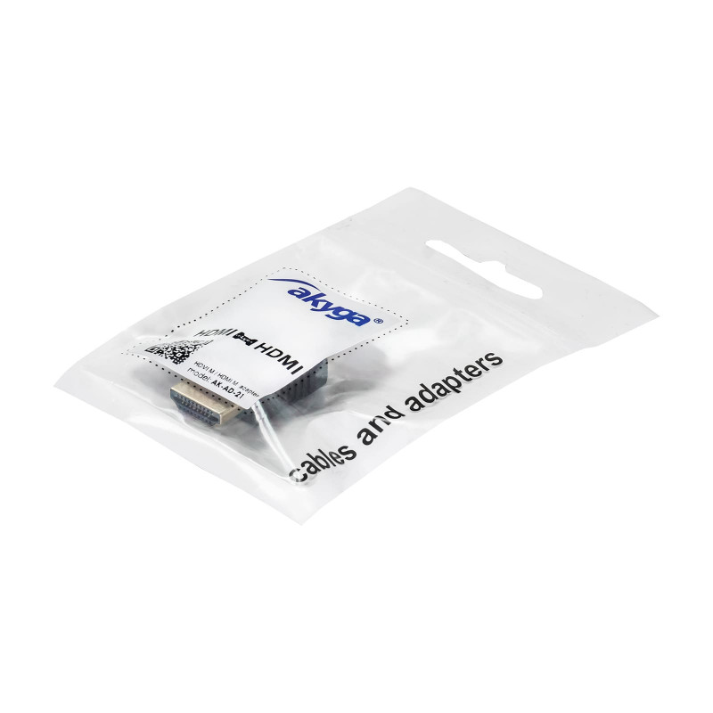 Akyga AK-AD-21 HDMI (M) - HDMI (M) adapter, must