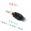 Akyga AK-ND-37 sülearvuti autolaadija 19 V / 4,74 A, 90 W, 5,5 x 3,0 mm + tihvt, Samsung sülearvutitele