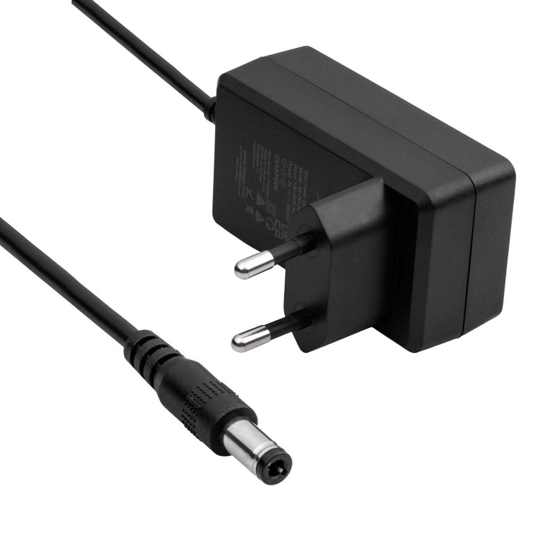 Akyga AK-PD-19 toiteadapter iRobot Roomba jaoks, 22,5 V / 1,25 A 28 W, 1,8 m, must