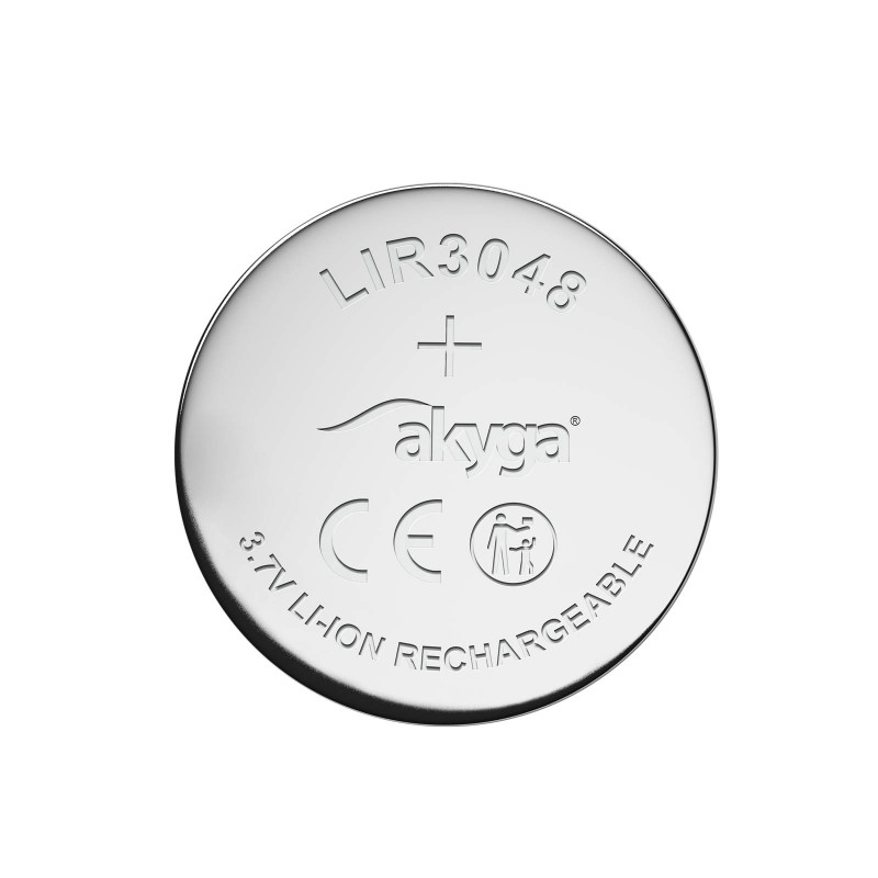 Akyga UltraCoin AKY1873 LIR3048 laetav Li-Ion nööpelement 3,7 V 280 mAh