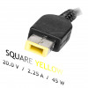Akyga AK-ND-51 sülearvuti toiteadapter 20 V / 2,25 A, 45 W, Slim Tip, 1,2 m, Lenovo sülearvutitele