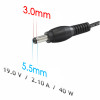 Akyga AK-ND-56 sülearvuti toiteadapter 19 V / 6,32 A, 120 W, 5,5 x 3,0 mm + tihvt, 1,2 m, Samsung sülearvutitele
