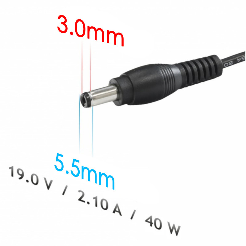 Akyga AK-ND-56 sülearvuti toiteadapter 19 V / 6,32 A, 120 W, 5,5 x 3,0 mm + tihvt, 1,2 m, Samsung sülearvutitele