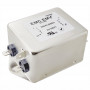 Akyga EN2090-12-F ühefaasiline EMI-filter 12 A, 120–250 V AC, 50/60 Hz, 6,3 mm liitmikud