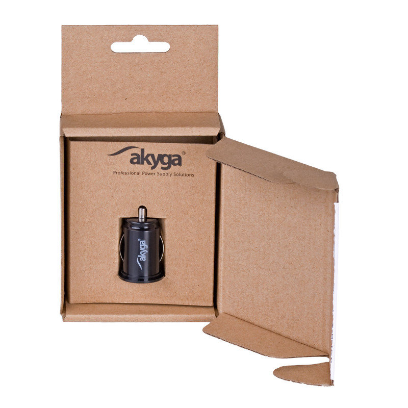 Autolaadija 12/24V Akyga AK-CH-02 10.5W 2x USB-A 5V / 2.1A must