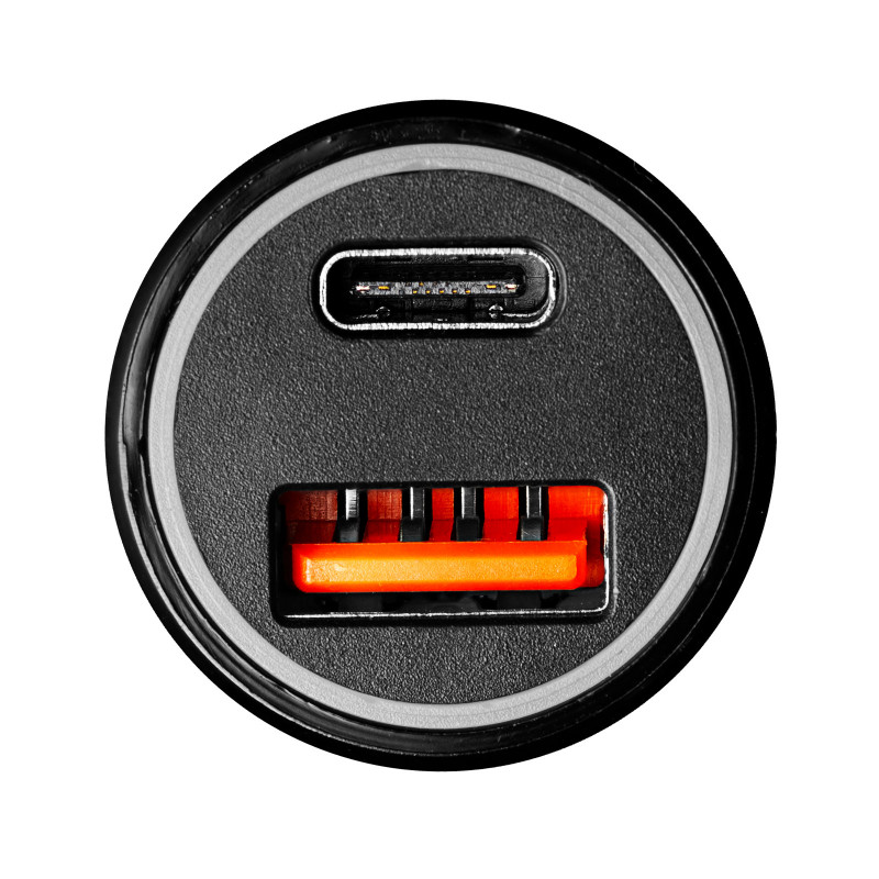Autolaadija 12/24V Akyga AK-CH-16 36W USB-A + USB-C PD Quick Charge 3.0 5-12V / 1.5-3A must