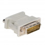 Akyga AK-AD-12 adapter DVI-I 24+5 pistik – VGA pesa, valge