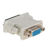 Akyga AK-AD-12 adapter DVI-I 24+5 pistik – VGA pesa, valge