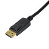 Akyga AK-AD-11 muunduradapter kaabliga DisplayPort pistik – HDMI pesa, 15 cm, must