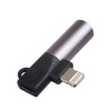 Akyga AK-AD-63 adapter Lightning (m) – Lightning (f) + 3,5 mm pesa (f), must