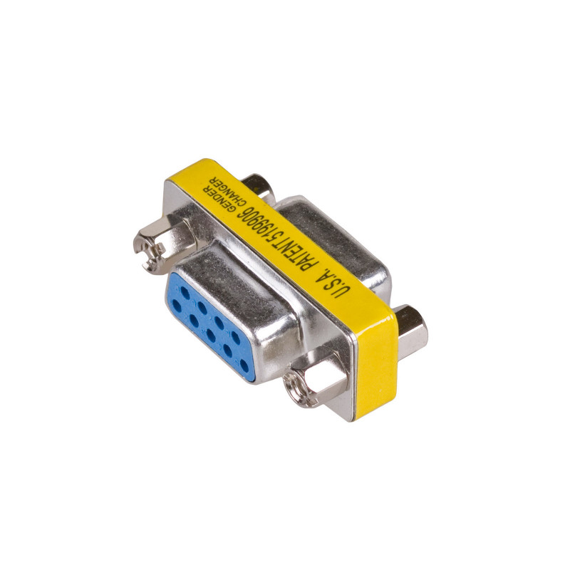 Akyga AK-AD-16 D-Sub 9-pin (F) – D-Sub 9-pin (F) RS-232 soovahetaja, hõbedane