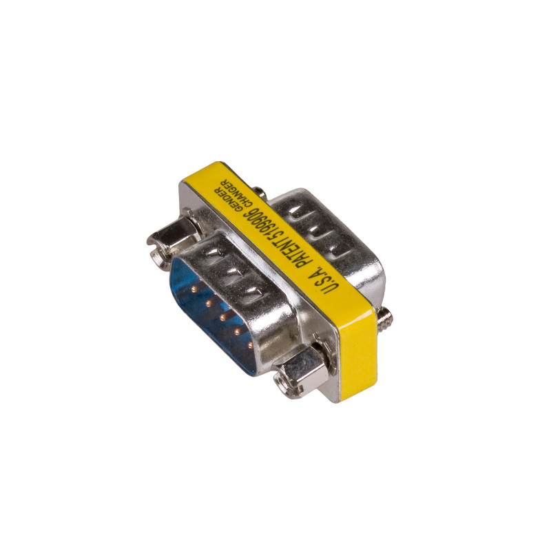 Akyga AK-AD-17 D-Sub 9-pin (M) – D-Sub 9-pin (M) RS-232 soovahetaja, hõbedane