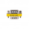 Akyga AK-AD-17 D-Sub 9-pin (M) – D-Sub 9-pin (M) RS-232 soovahetaja, hõbedane