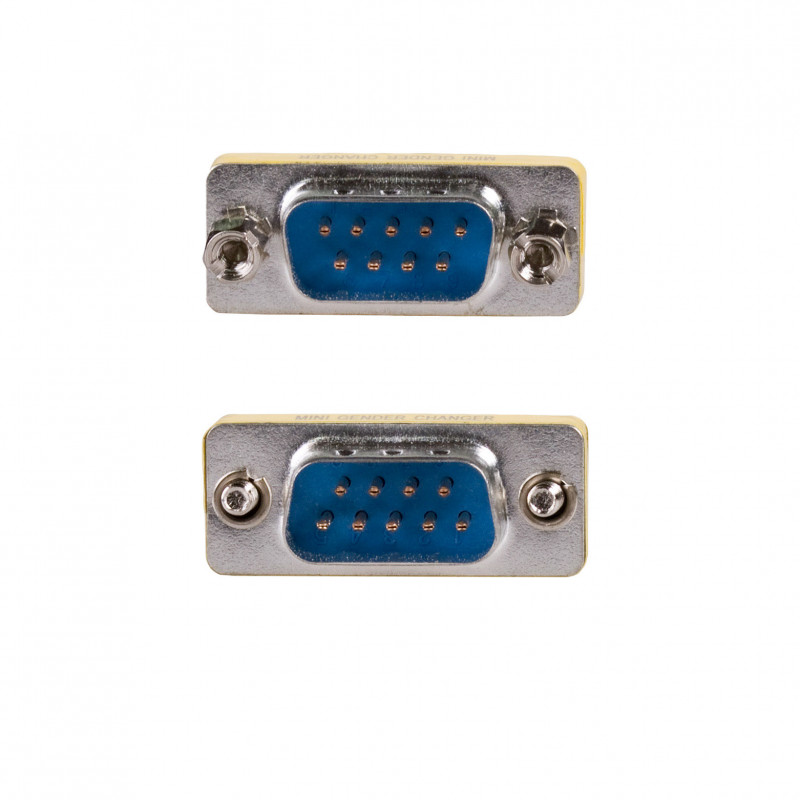 Akyga AK-AD-17 D-Sub 9-pin (M) – D-Sub 9-pin (M) RS-232 soovahetaja, hõbedane