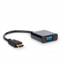 Akyga AK-AD-42 adapter kaabliga HDMI (pistik) – VGA (pesa), Full HD, 15 cm