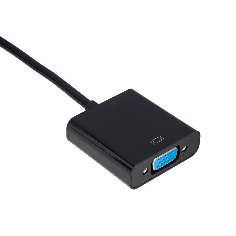 Akyga AK-AD-42 adapter kaabliga HDMI (pistik) – VGA (pesa), Full HD, 15 cm
