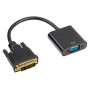 Akyga AK-AD-50 adapter kaabliga DVI-D 24+1 (pistik) – VGA (pesa), 15 cm
