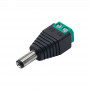 Akyga AK-SC-16 DC 5,5 x 2,1 mm (pistik) liitmik kruviklemmidega UTP-kaablile, CCTV