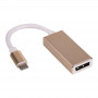 Akyga AK-AD-56 adapter kaabliga USB-C (pistik) – DisplayPort, 15 cm