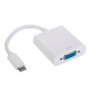 Akyga AK-AD-55 adapter kaabliga USB-C (pistik) – VGA (pesa), Full HD, 15 cm