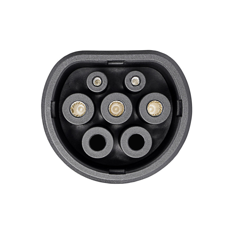 Akyga AK-SC-E04 Type 2 (IEC 62196-2) emane elektriauto laadimisliitmik, 1-faasiline, 32 A, sinine