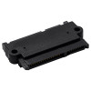 Akyga AK-CA-83 SATA 22-kontaktiline (15+7) adapter pesa – pistik, must