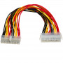 Akyga AK-CA-09 ATX 24-pin (20+4) toite pikenduskaabel, 24-pin (F) - 24-pin (M), 30 cm