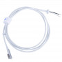 Akyga AK-SC-34 sülearvutilaadija alalisvoolu hoolduskaabel MagSafe L, 85 W, 1,2 m, Apple sülearvutitele, valge