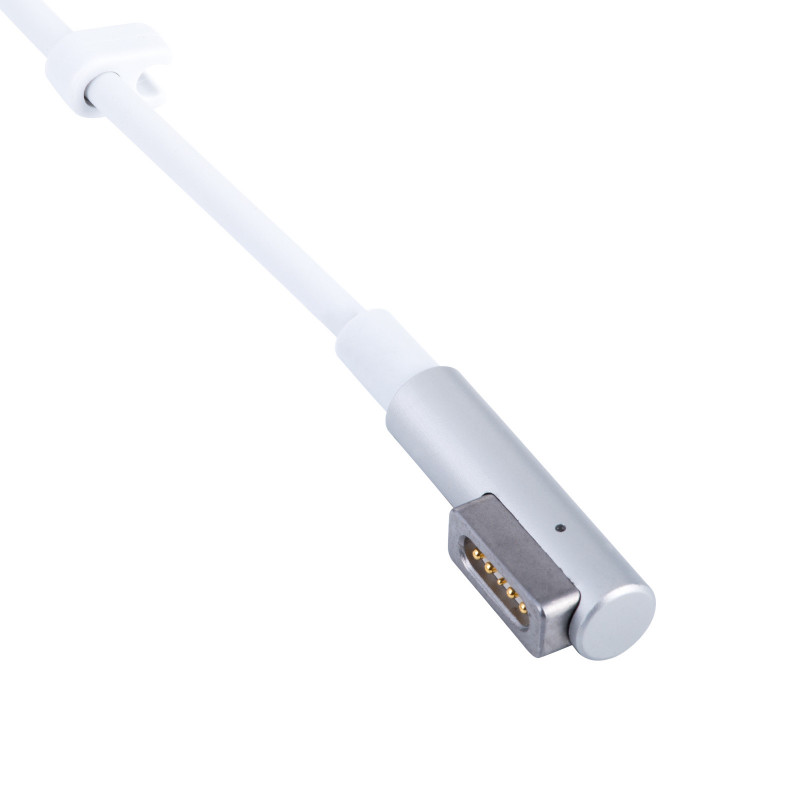 Akyga AK-SC-34 sülearvutilaadija alalisvoolu hoolduskaabel MagSafe L, 85 W, 1,2 m, Apple sülearvutitele, valge