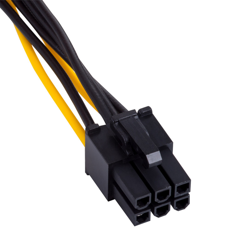 Akyga AK-CA-30 SATA toide (M) - PCIe 6-pin (F) adapterkaabel, 15 cm