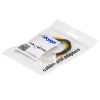 Akyga AK-CA-10 ATX P4 4-pin (M) - EPS 8-pin (F) toiteadapteri kaabel, 15 cm