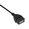 Akyga AK-AD-09 Micro USB-B (M) - USB-A (F) OTG adapterkaabel, 15 cm, must