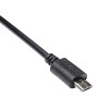 Akyga AK-AD-09 Micro USB-B (M) - USB-A (F) OTG adapterkaabel, 15 cm, must