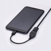 Akyga AK-AD-09 Micro USB-B (M) - USB-A (F) OTG adapterkaabel, 15 cm, must
