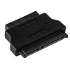 Akyga AK-CA-53 Slim SATA (pistik) – SATA 22-kontaktiline (pesa) adapter, must