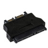 Akyga AK-CA-53 Slim SATA (pistik) – SATA 22-kontaktiline (pesa) adapter, must