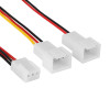 Akyga AK-CA-52 ventilaatori jagaja 3-kontaktiline (pesa) – 2x 3-kontaktiline (pistik), 2x 15 cm