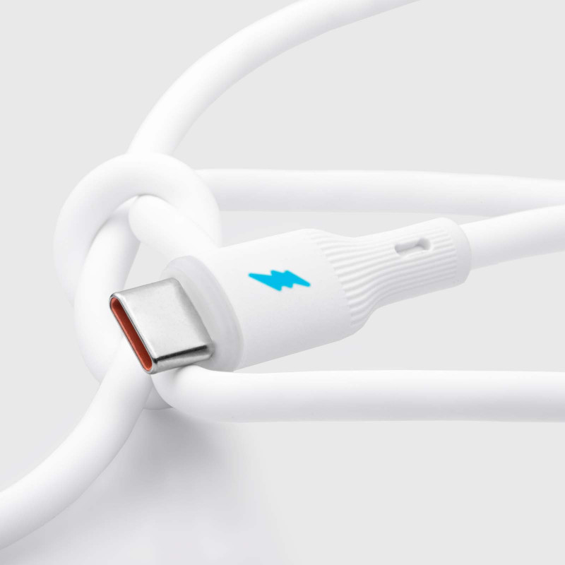 Akyga AK-USB-59 USB-A (M) - USB-C (M) kaabel, USB 2.0, 1 m, silikoon