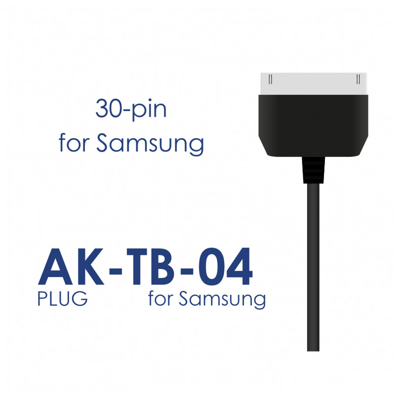 Universaalne toiteadapter Akyga AK-TB-04 5.0V / 2.0A 10W Samsung 30 pin 1.5m