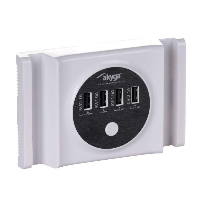 Universaalne toiteadapter Akyga AK-TB-05 5.0V / 6.0A 30W 4x USB A 1.5m
