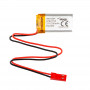 Akyga AKY0384 LP601730 Li-Po aku 3,7 V 250 mAh PCM-kaitsega, JST 2,54 mm 2-kontaktiline pistik, 150 mm juhtmed