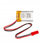 Akyga AKY0657 LP752030 Li-Po aku 3,7 V 300 mAh PCM-kaitsega, JST 2,54 mm 2-kontaktiline pistik, 150 mm juhtmed
